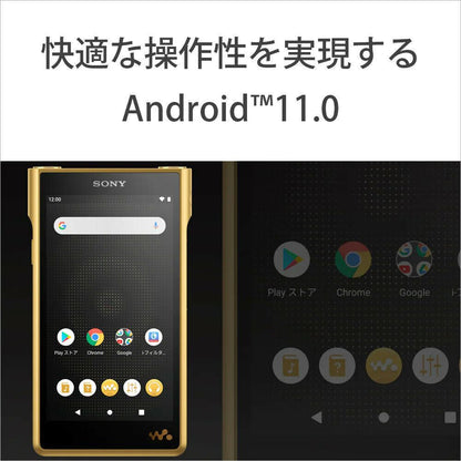 SONY NW‐WM1ZM2 Signature Series Walkman 256GB Android 11 MP3 Player Gold genuine