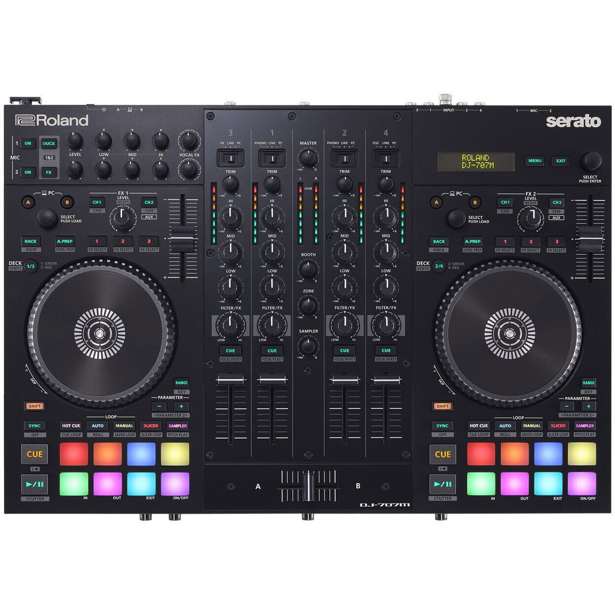 Roland DJ-707M DJ controller Serato DJ Pro 4 channels Genuine product New