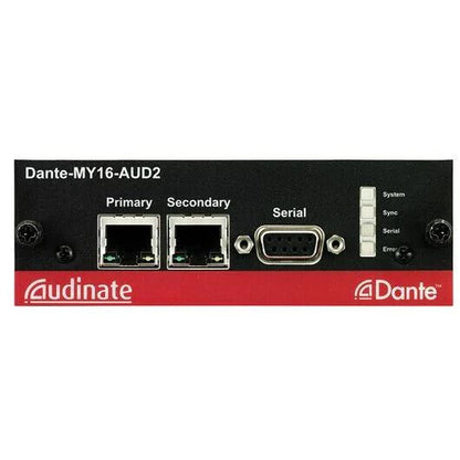 YAMAHA Audinate Dante-MY16-AUD 2 Mini-YGDAI Network Audio Interface Card New