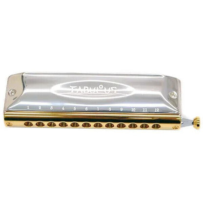 SUZUKI F-48S 12-hole 48-note fabulous chromatic harmonica New Special Order Item