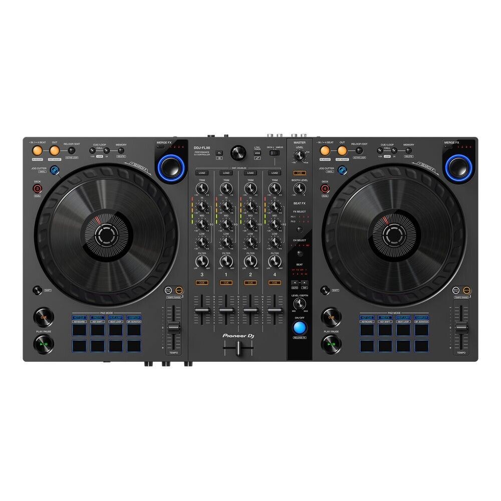 Pioneer DDJ-FLX6-GT Graphite 4-Channel Serato Rekordbox DJ Mixer Controller New