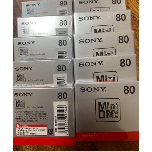 Sony MiniDisc MDW80T-80 minutes
