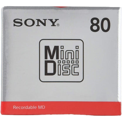 Sony MD Blank Minidisc 80 Minutes Recordable MD MDW80T 20 disk set New