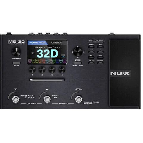 NuX MG-30 Modeling Multi-Effects Processor Pedal Brand New