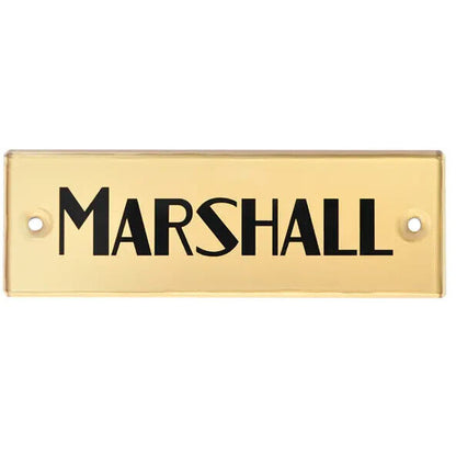 MARSHALL LOGO MARK for JTM1 Amplifier LOGO00028 100mm x 33mm Replacement New