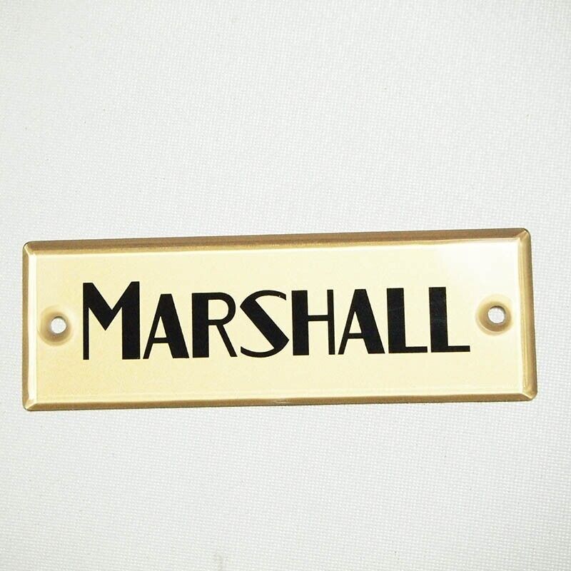 MARSHALL LOGO MARK for JTM1 Amplifier LOGO00028 100mm x 33mm Replacement New