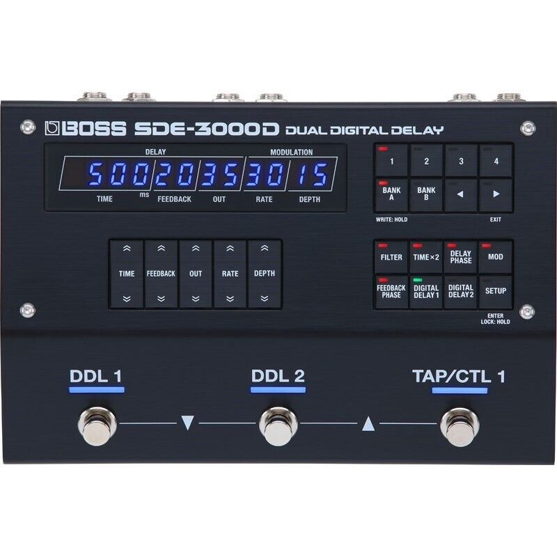 Boss SDE-3000D Dual Digital Delay Effects Pedal Brand New