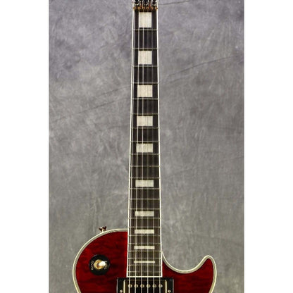 Epiphone Alex Lifeson Les Paul Custom Axcess Quilt Ruby w/ hard case Brand New