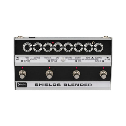 Fender Shields Blender Fuzz Brushed Aluminum Guitar Effects Pedal Brand New