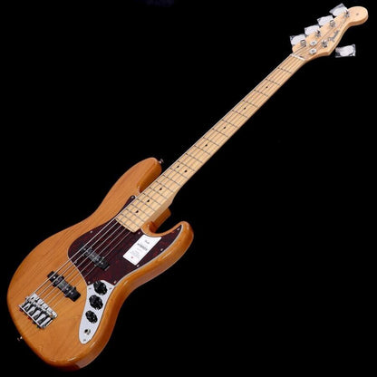 Fender Made in Japan Hybrid II Jazz Bass V Vintage Natural Bass Guitar 5-string