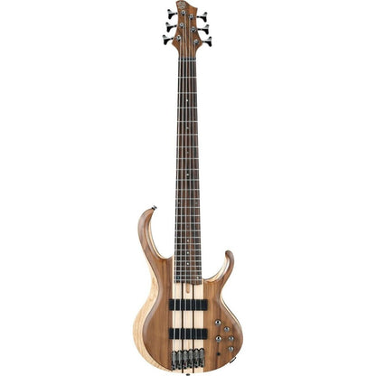 Ibanez BTB746 6-String Electric Bass Guitar Low Gloss Natural w/ soft case