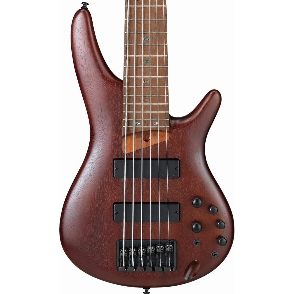 Ibanez  SR506E-BM Electric bass 6 strings Brown Mahogany w/ soft case Brand NEw