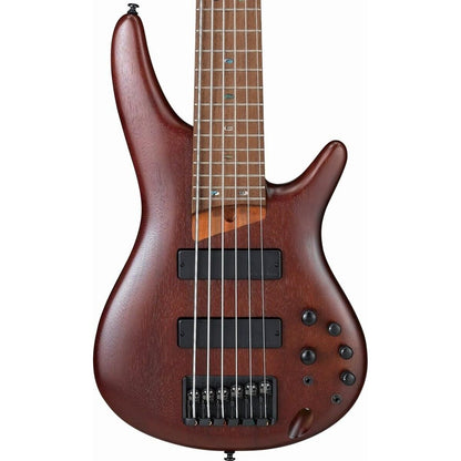 Ibanez  SR506E-BM Electric bass 6 strings Brown Mahogany w/ soft case Brand NEw