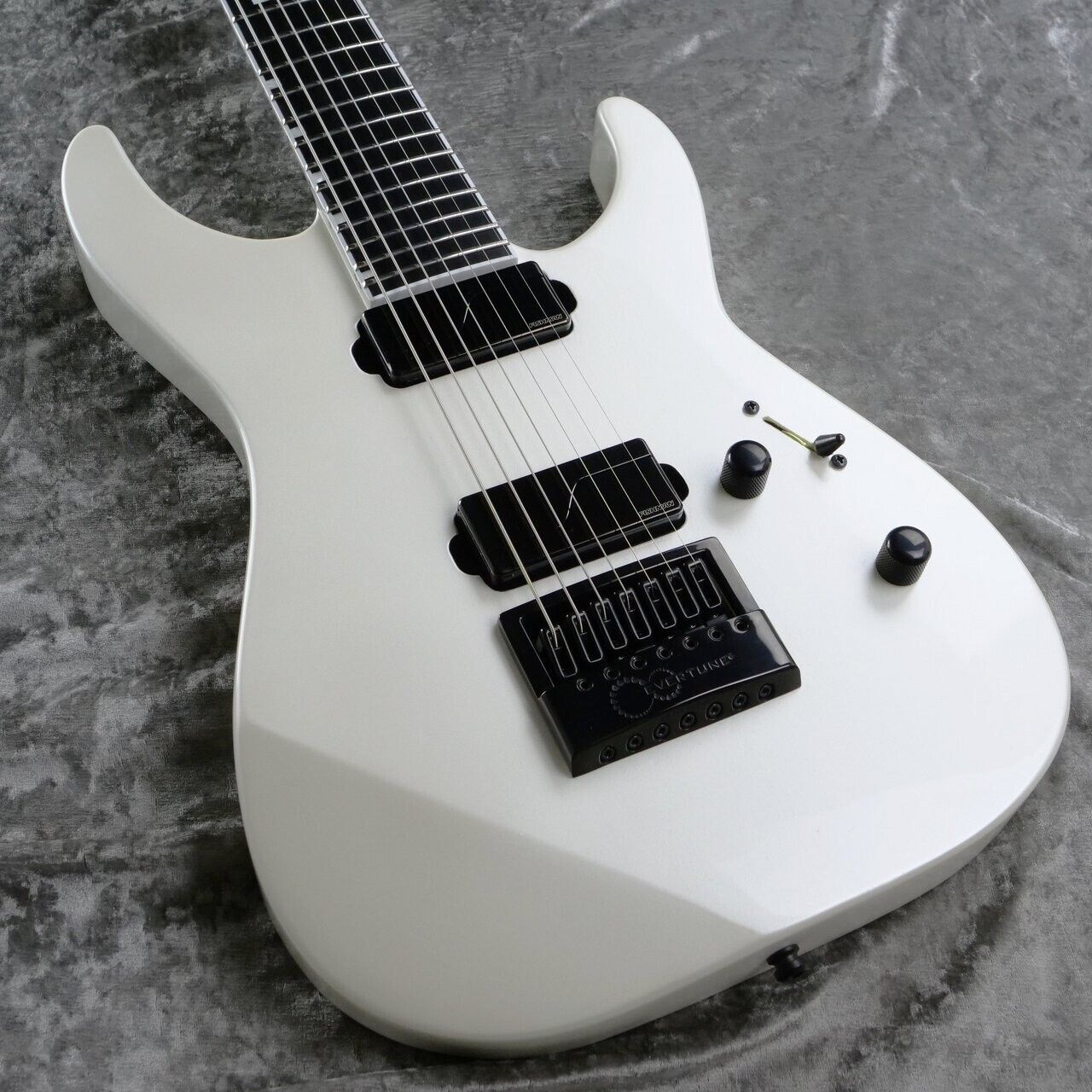 ESP E-II M-II 7B ET Pearl White Electric guitar 7 strings w/gig bag