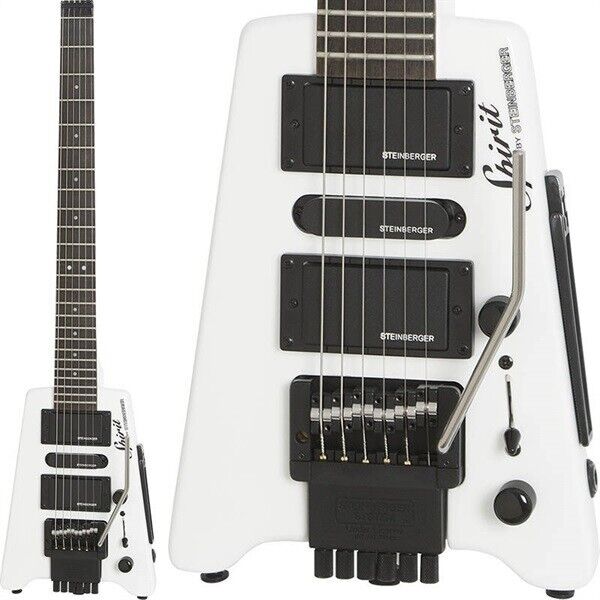 STEINBERGER Spirit GT-PRO Deluxe White Headless Electric Guitar Spirit New