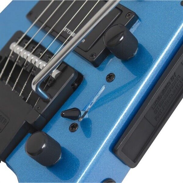 STEINBERGER Spirit GT-PRO Deluxe Series Frost Blue Headless Electric Guitar