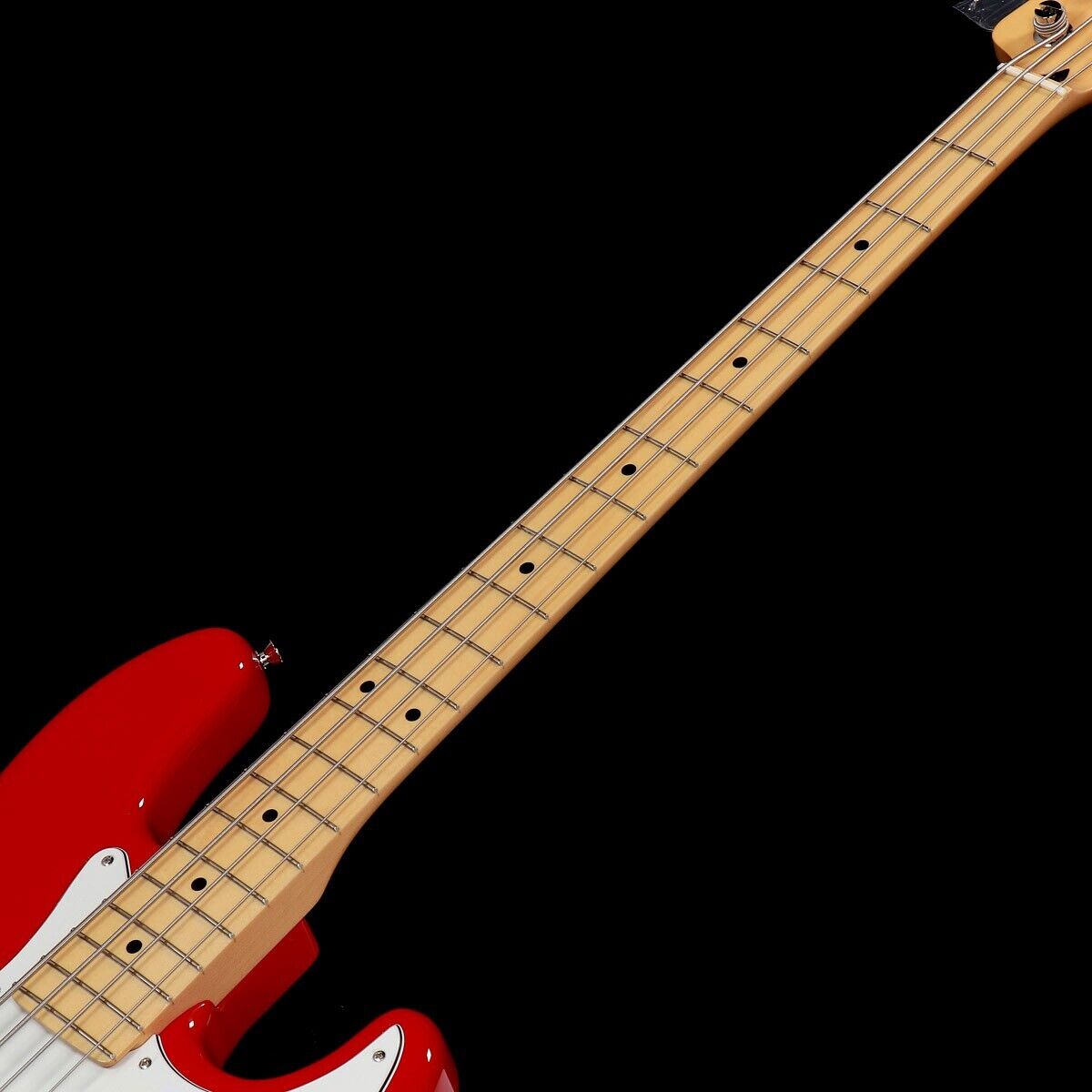 Fender Made in Japan Hybrid II Jazz Bass Maple Modena Red Bass Guitar w/case