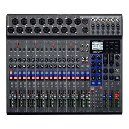 Zoom LiveTrak L-20 20-channel Digital Mixer Recorder genuine Brand New