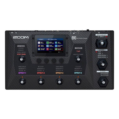 Zoom B6 Bass Guitar Multi-Effects Pedal Processor Full-color LCD genuine New