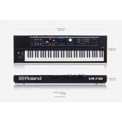 Roland V-Combo VR-730 73-key semi-weighted Live Performance Keyboard genuine