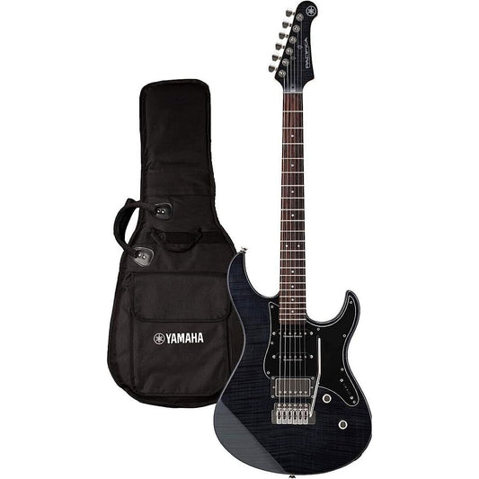 YAMAHA Pacifica612VIIFM Translucent Black TBL Electric Guitar 600 Series w/case