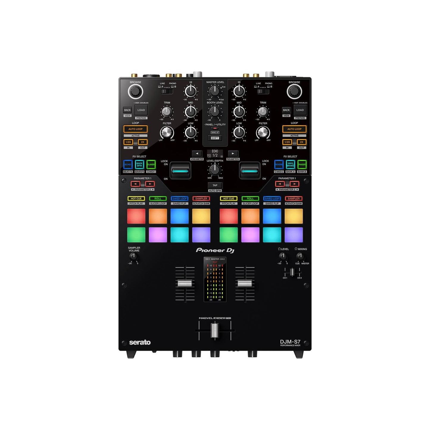 Pioneer DJ DJM-S7 Scratch Style 2ch Professional DJ Mixer Serato DJ Pro New