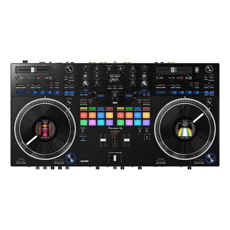 Pioneer DJ DDJ-REV7 Black Scratch Style 2ch DJ Controller VINYLIZED JOG New