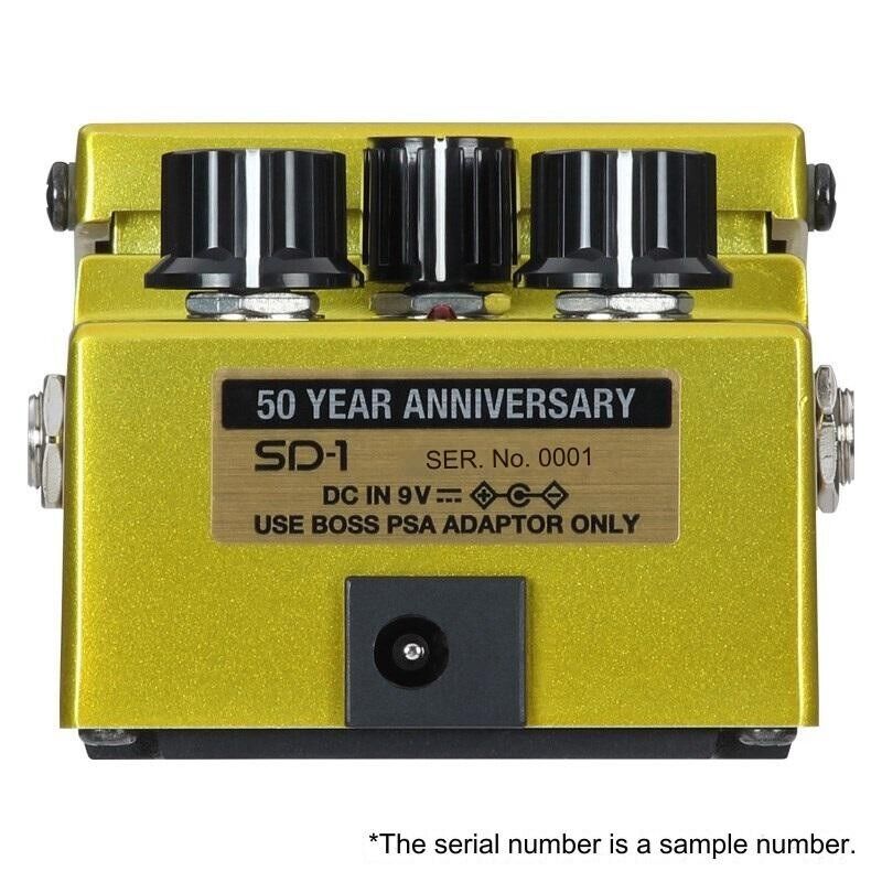 BOSS SD-1-B50A SUPER OverDrive 50th Anniversary Limited of 7,000 units world New