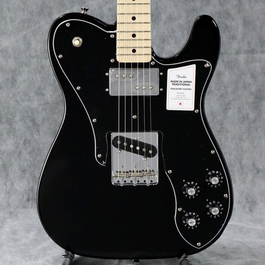 Fender Made in Japan Traditional 70s Telecaster Custom Black Electric Guitar New