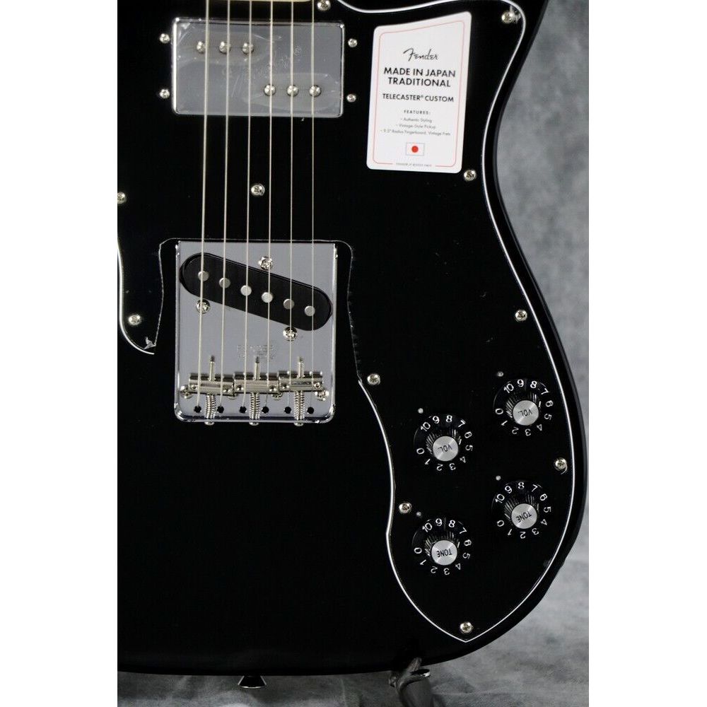 Fender Made in Japan Traditional 70s Telecaster Custom Black Electric Guitar New