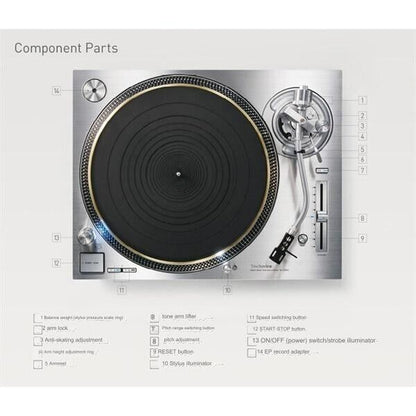 Technics SL-1200G-S Direct Drive Turntable Grand class Record genuine New