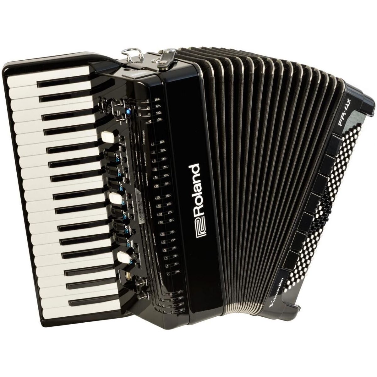 Roland FR-4X BK V-Accordion Digital Accordion Piano Keyboard Type Black w/bag