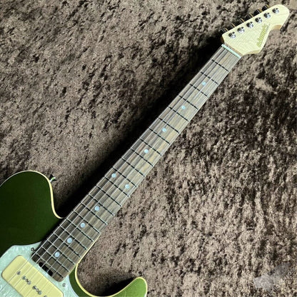 Edwards E-THROBBER LEAF GREEN METALLIC Electric Guitar w/gig bag Brand New