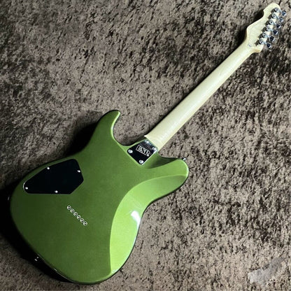 Edwards E-THROBBER LEAF GREEN METALLIC Electric Guitar w/gig bag Brand New