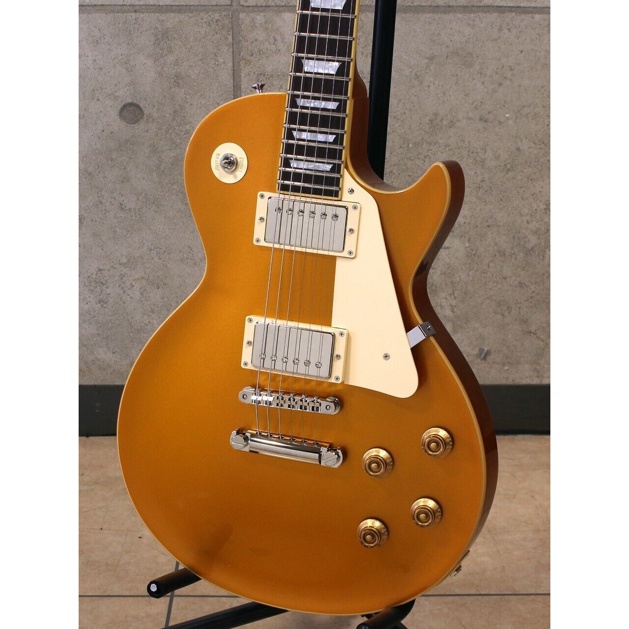 EDWARDS E-LP-STD Gold Top Les Paul type Electric Guitar Made in Japan w/gig bag