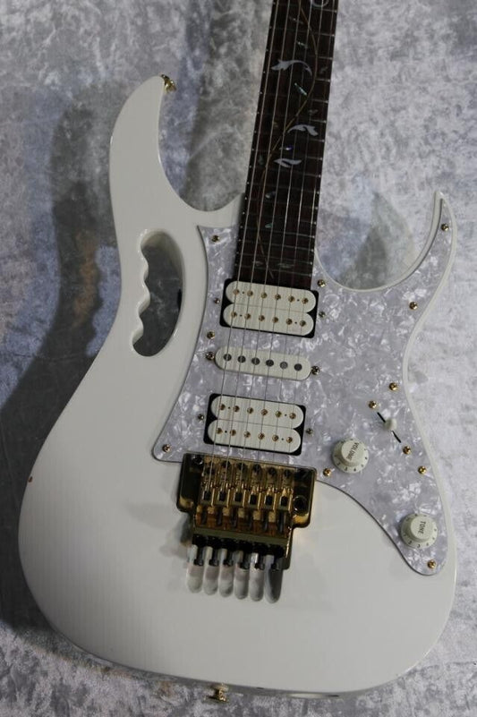 Ibanez JEM7V Steve Vai Signature Model White 2010 Electric Guitar From JP w/case