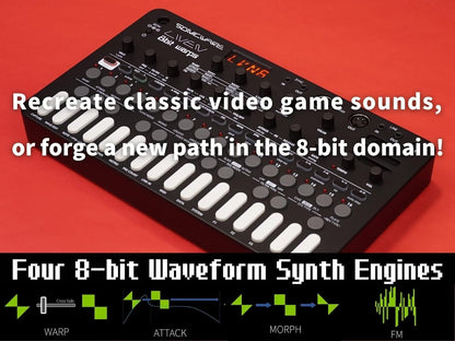 SONICWARE LIVEN 8bit warps LVN-010 Sonicware Compact Synthesizer Step Sequencer