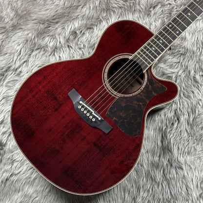 Takamine DMP50S electric acoustic guitar Wine Red w/CT4-DX hard case