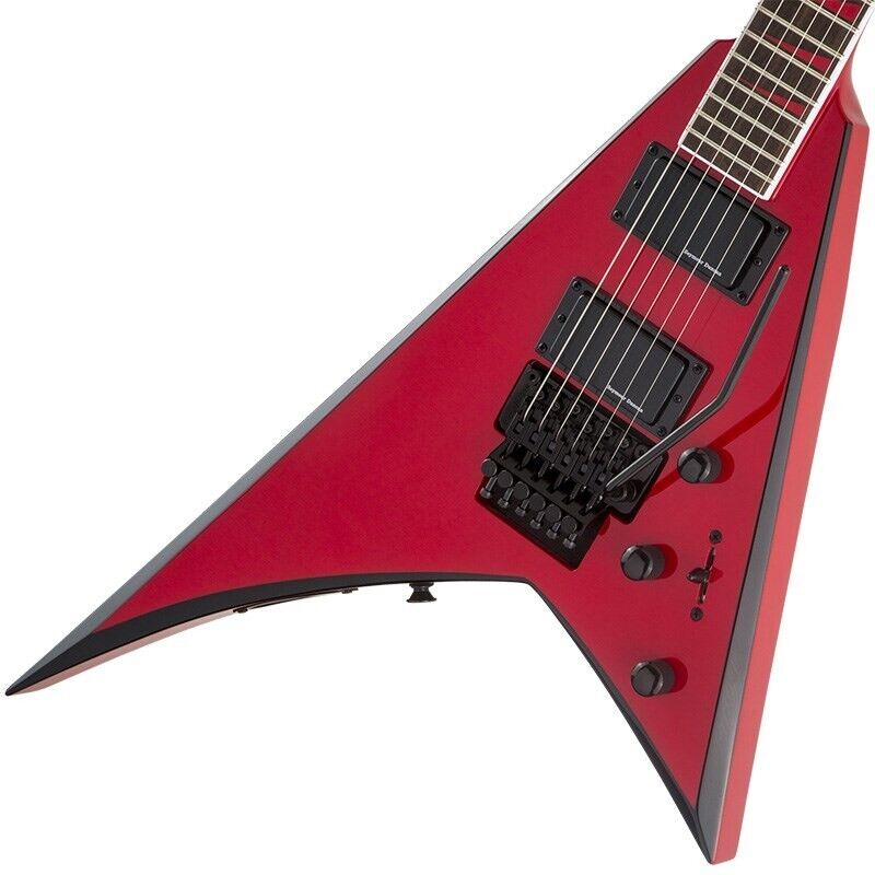 Jackson X Series Rhoads RRX24 Red with Black Bevels Electric Guitar w/soft case