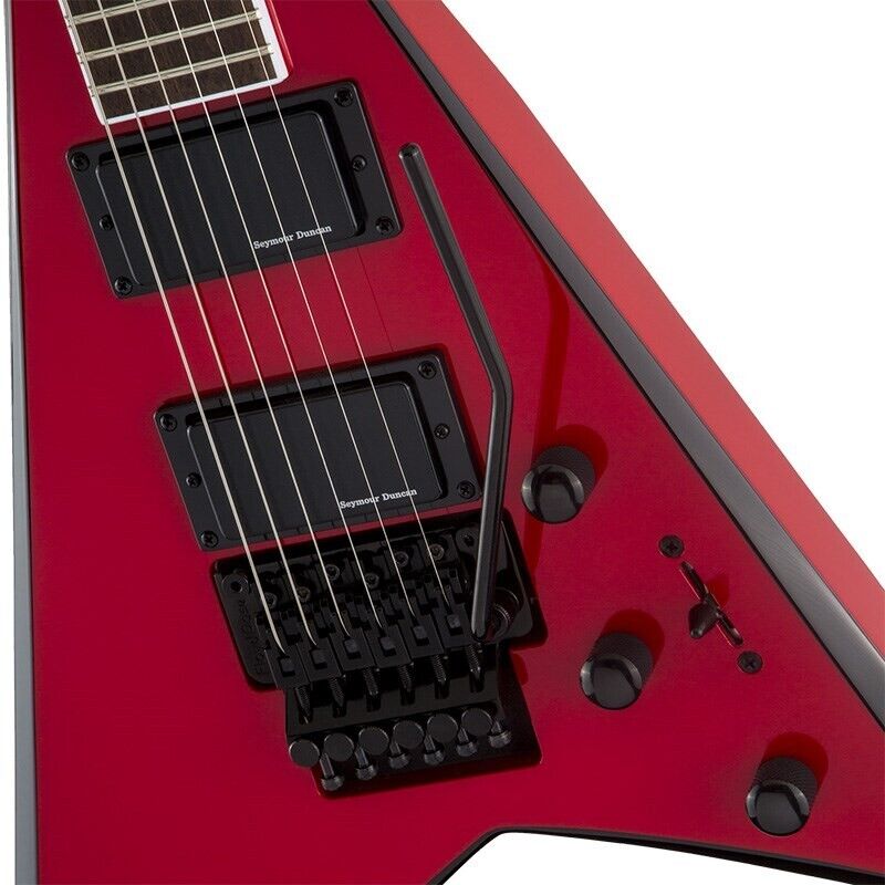 Jackson X Series Rhoads RRX24 Red with Black Bevels Electric Guitar w/soft case