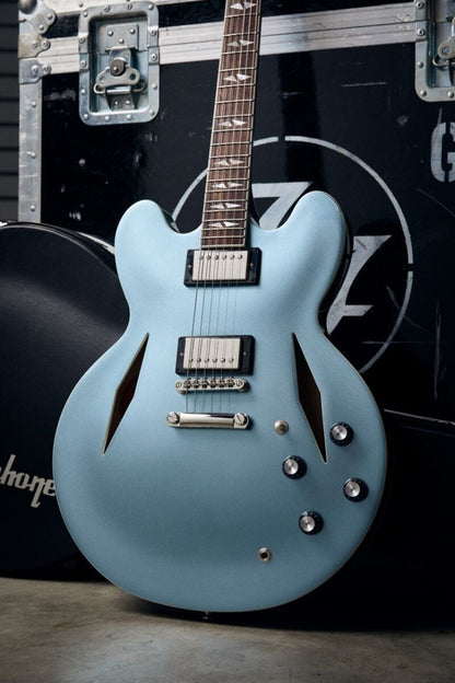 Epiphone Inspired by Gibson Custom Shop Dave Grohl DG-335 Pelham Blue w/hard cas