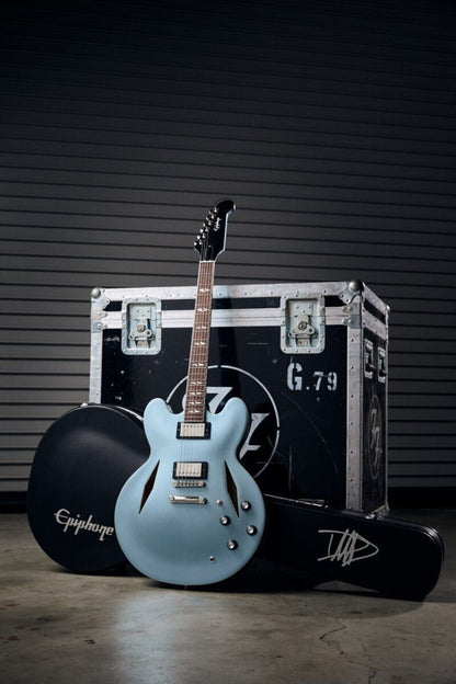 Epiphone Inspired by Gibson Custom Shop Dave Grohl DG-335 Pelham Blue w/hard case